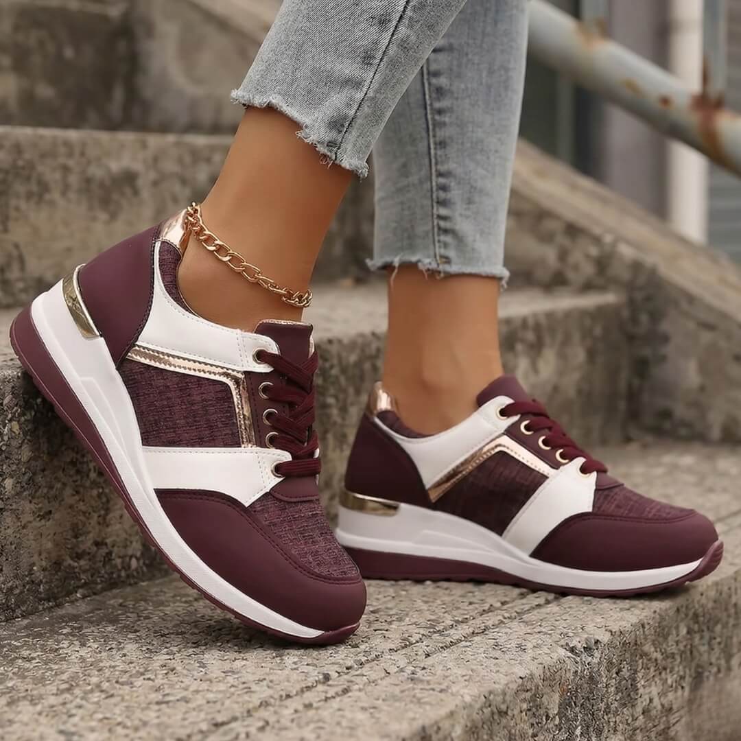 Sneakersy Arina na koturnie