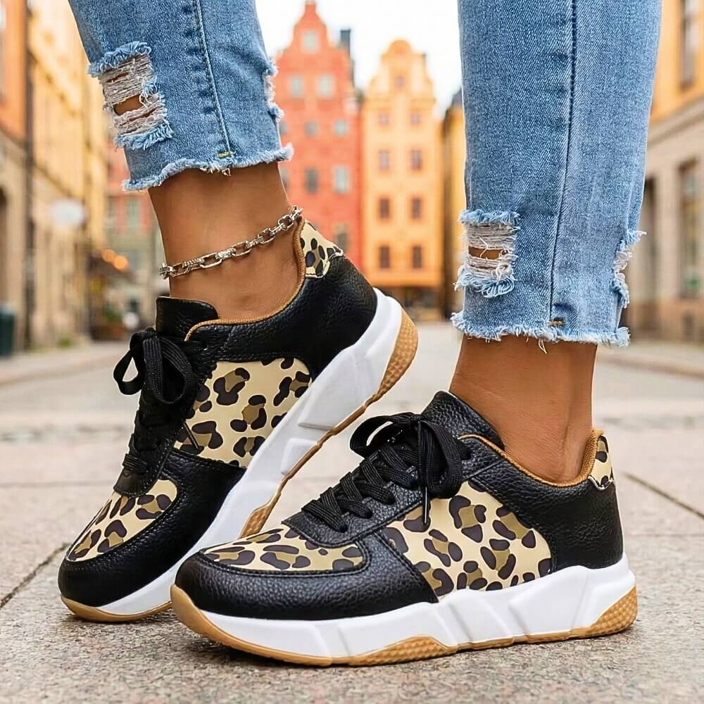 Sneakersy Livia Leopard
