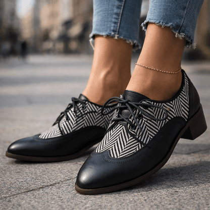 Buty Velisse z tweedu