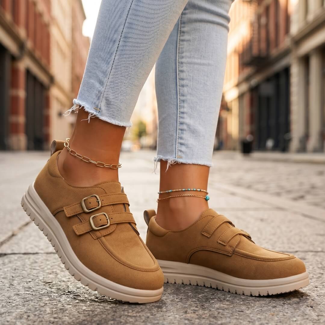 Sneakersy Thessaly na platformie