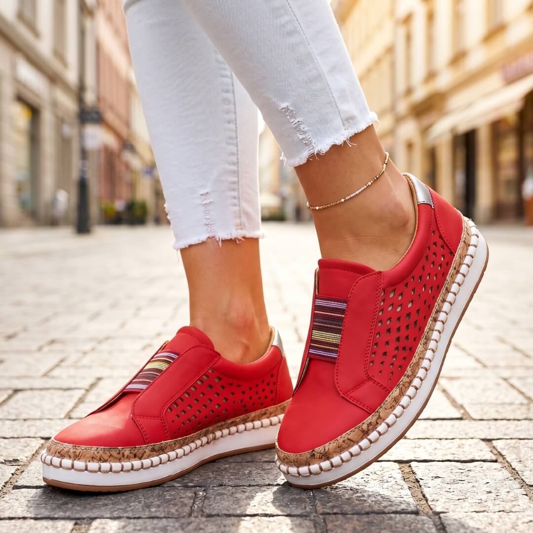 Sneakersy Cayla ze skóry