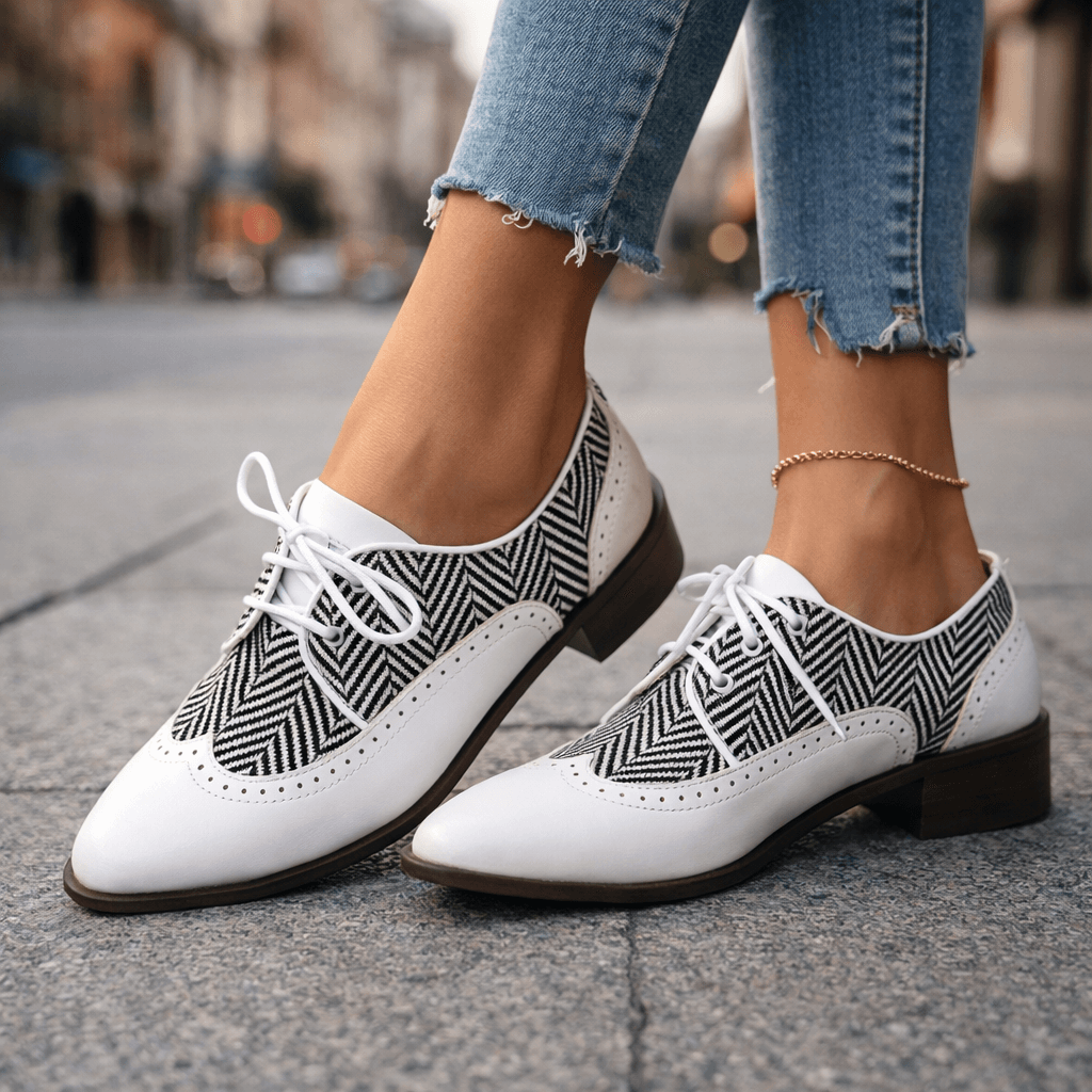 Buty Velisse z tweedu