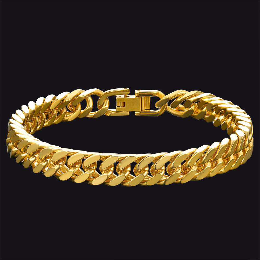 Męska bransoletka Miami Cuban Link ze stali nierdzewnej