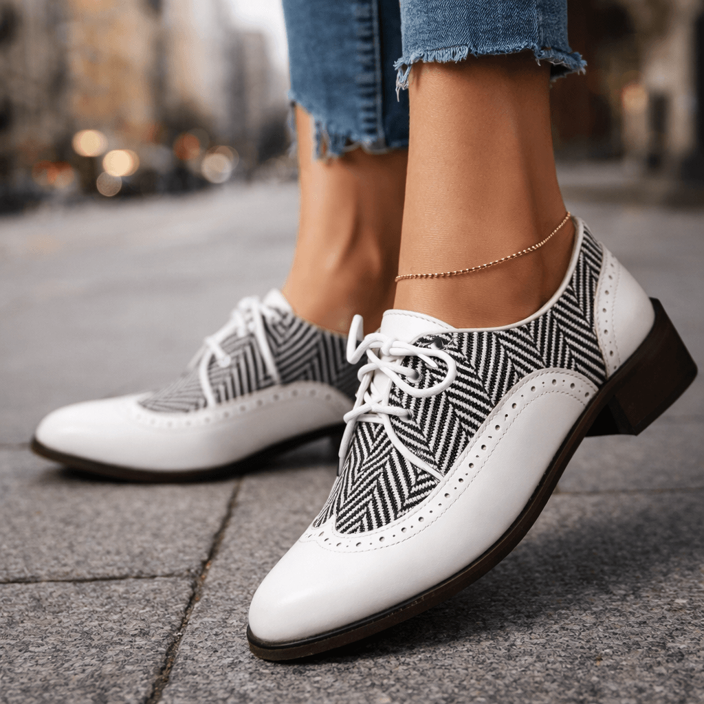 Buty Velisse z tweedu
