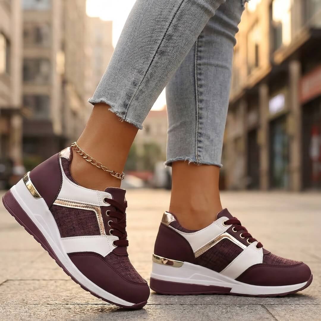 Sneakersy Arina na koturnie