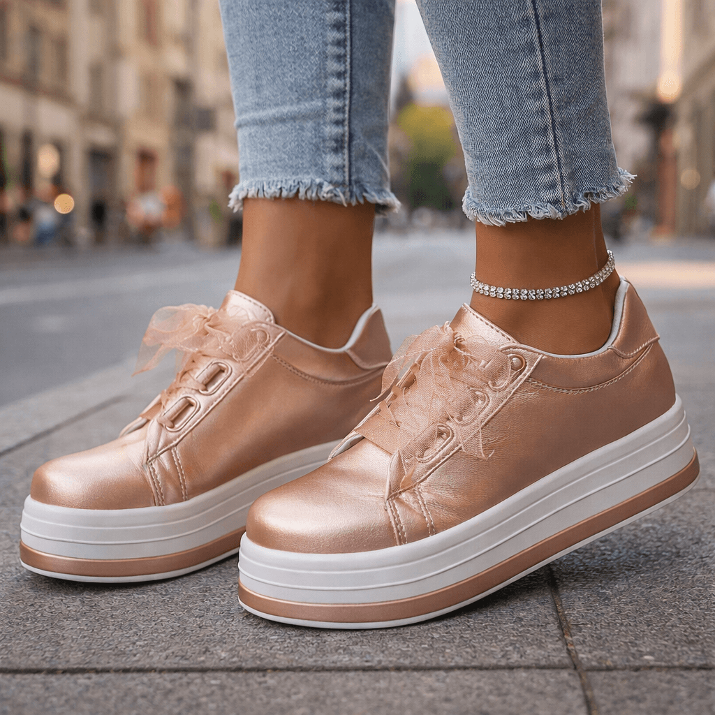 Sneakersy Miralyn na platformie