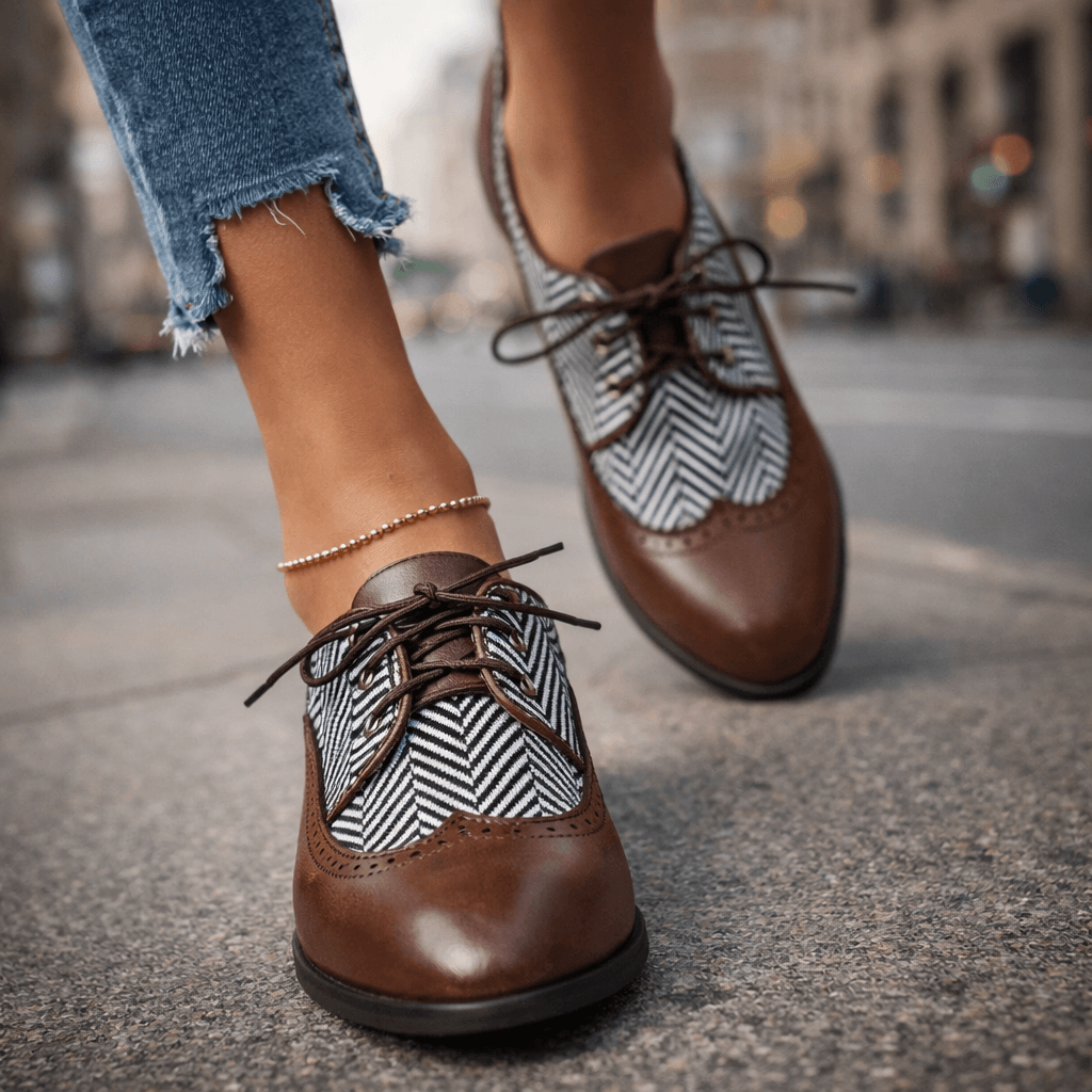 Buty Velisse z tweedu