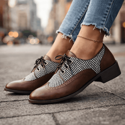 Buty Velisse z tweedu