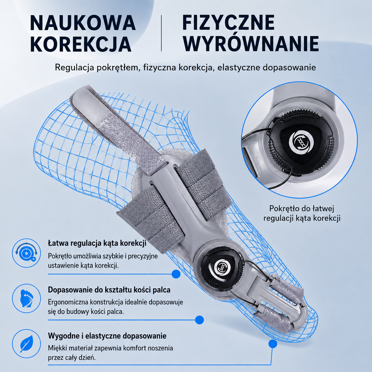 OrtoPalec – Regulowana Orteza na Paluch Koślawy