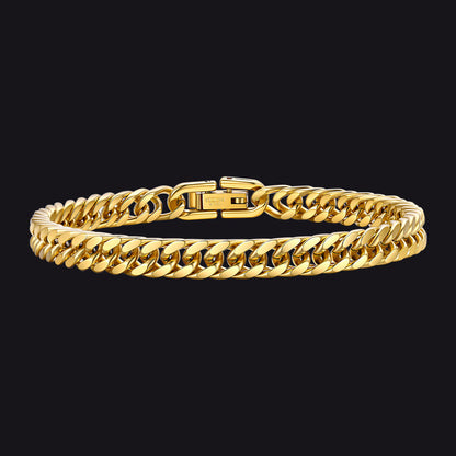 Męska bransoletka Miami Cuban Link ze stali nierdzewnej