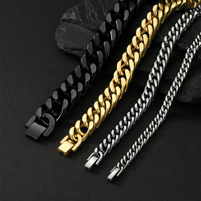 Męska bransoletka Miami Cuban Link ze stali nierdzewnej