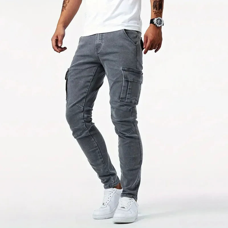 Jeansy cargo Flexion