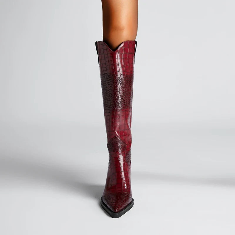 Botki Diana ze skóry