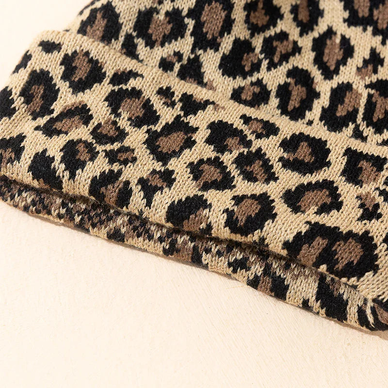 Czapka Aria Leopard