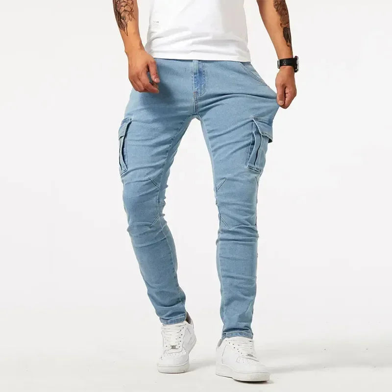 Jeansy cargo Flexion