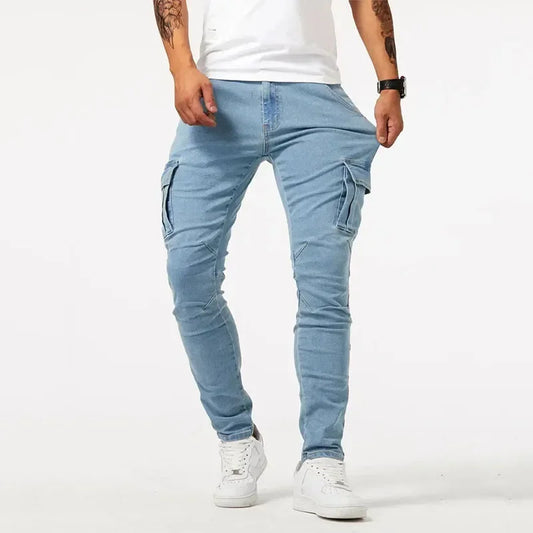 Jeansy cargo Flexion