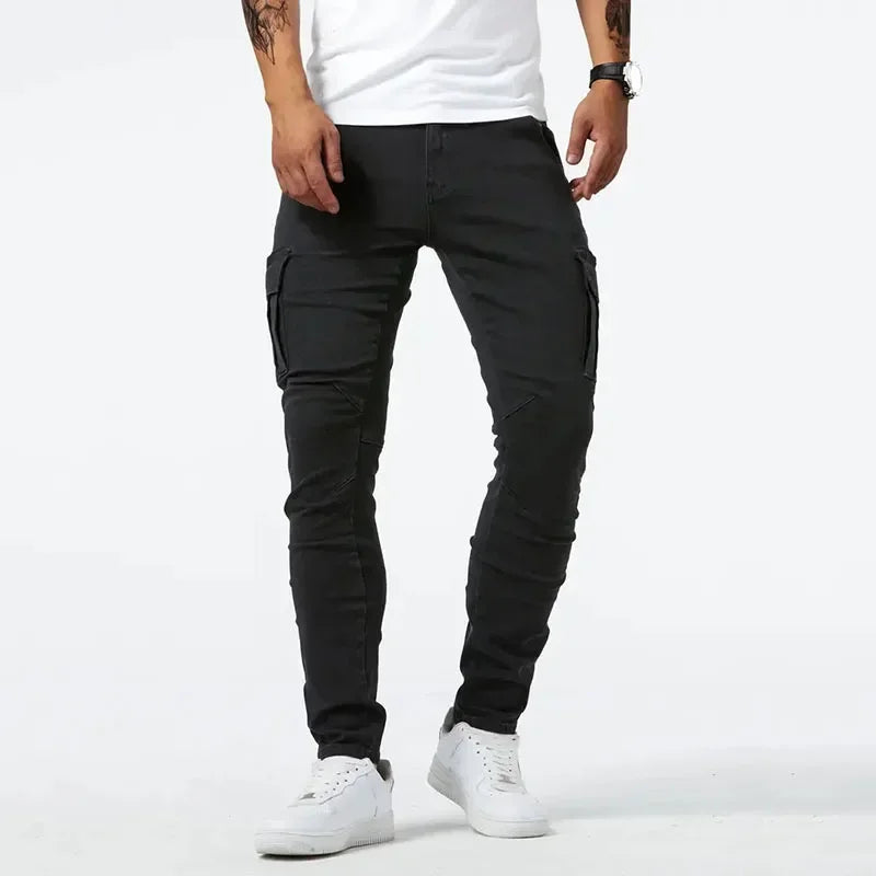 Jeansy cargo Flexion