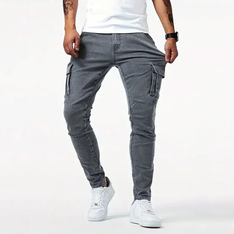 Jeansy cargo Flexion