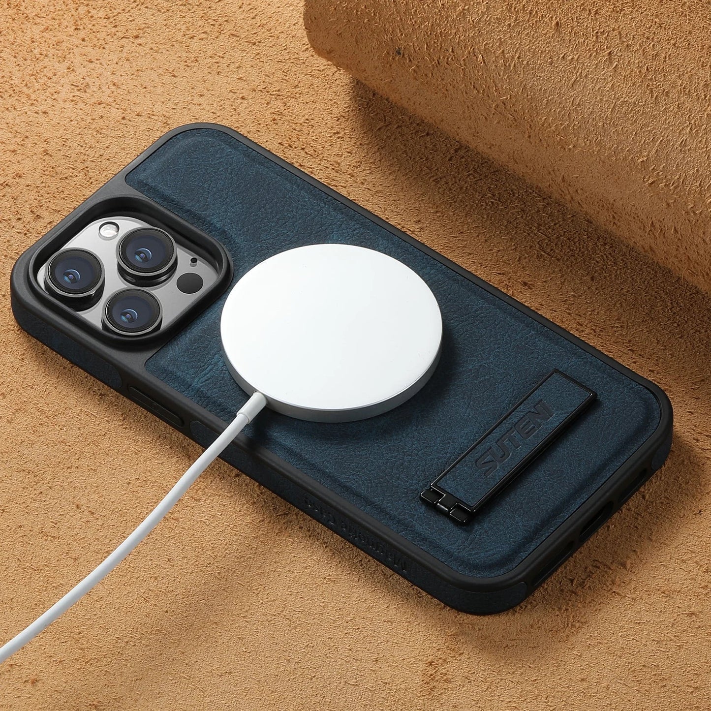 Etui Magfort ze skóry na iPhone