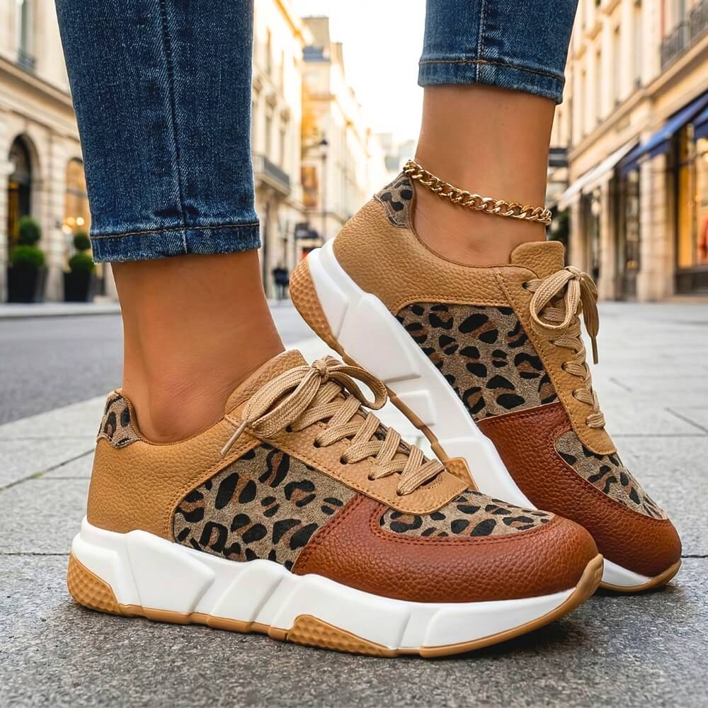 Sneakersy Livia Leopard