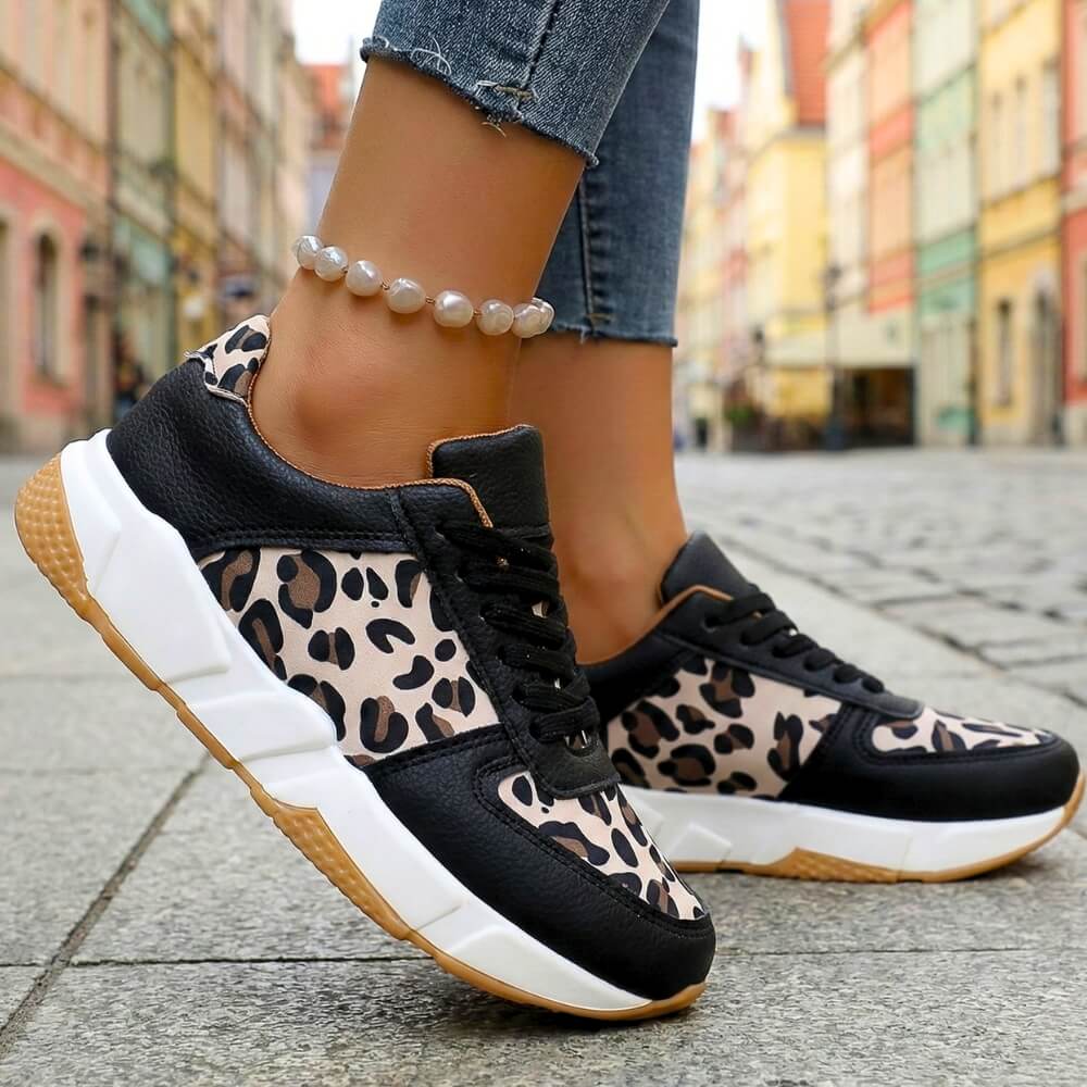 Sneakersy Livia Leopard