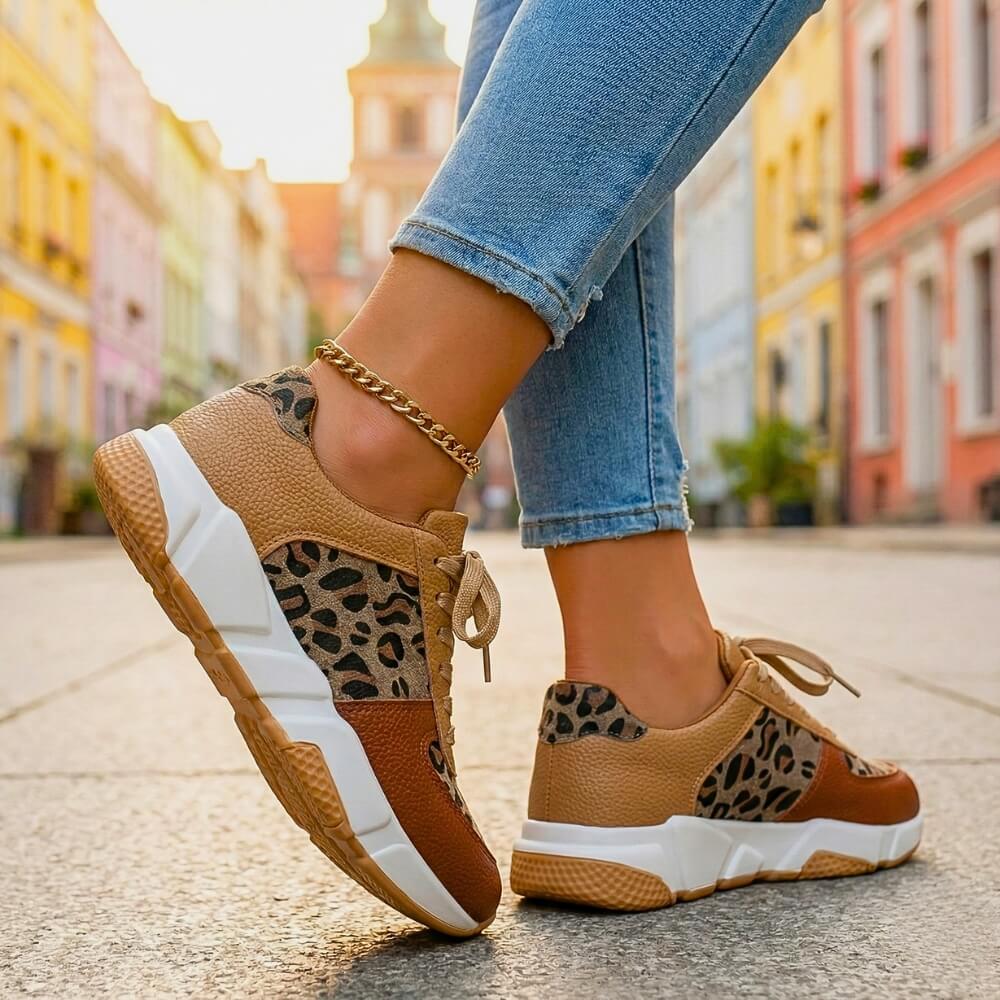 Sneakersy Livia Leopard