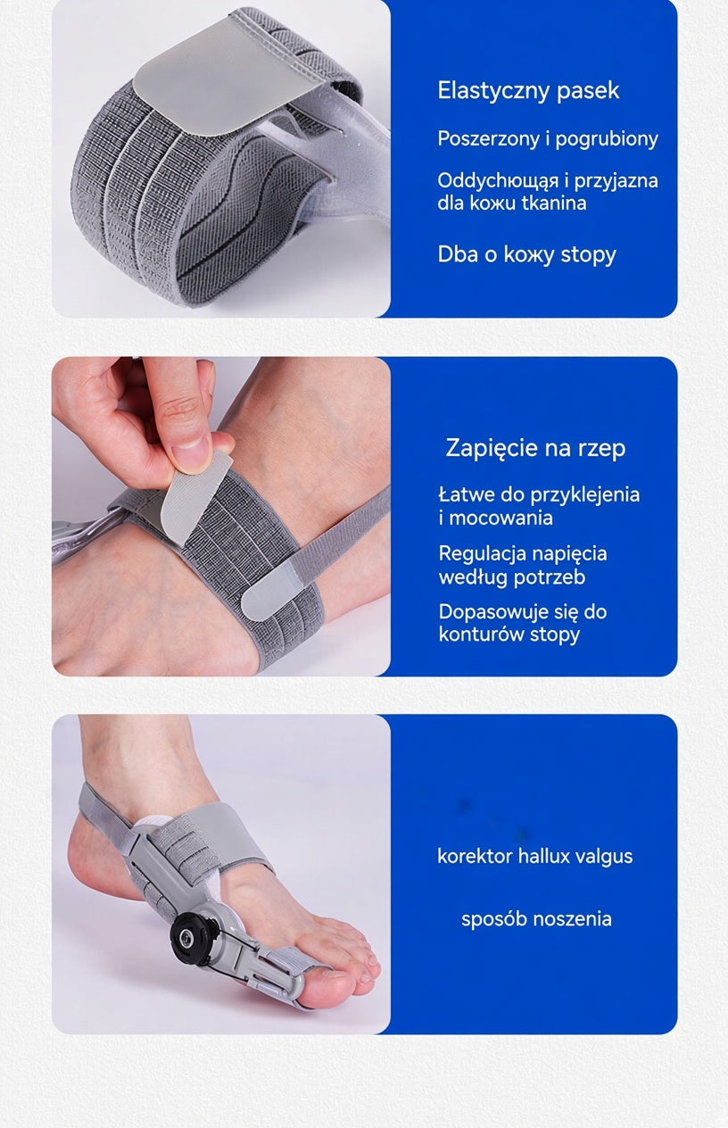 OrtoPalec – Regulowana Orteza na Paluch Koślawy